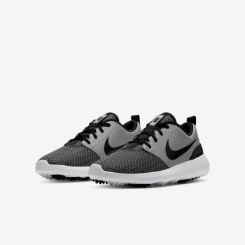 Nike Roshe G Jr. - Nagyobb Gyerek Golf Cipő - Sötét Szürke/Szürke/Fekete